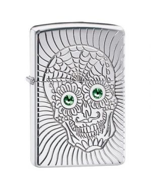 Zippo  Armor Sugar Skull Design