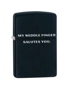 Zippo  Middle Finger Design