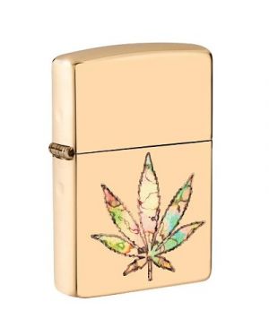 Zippo  Pot Leaf Fusion Design