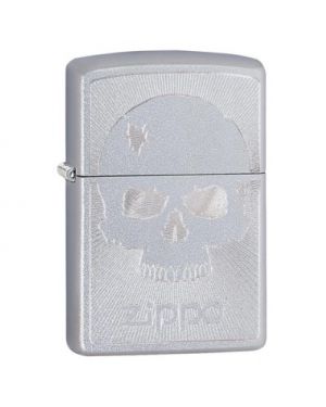 Zippo  Skull With Lines