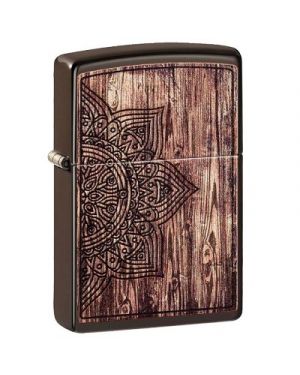 Zippo  Wood Mandala Design