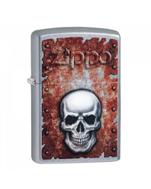 Zippo  Rusted Skull Design